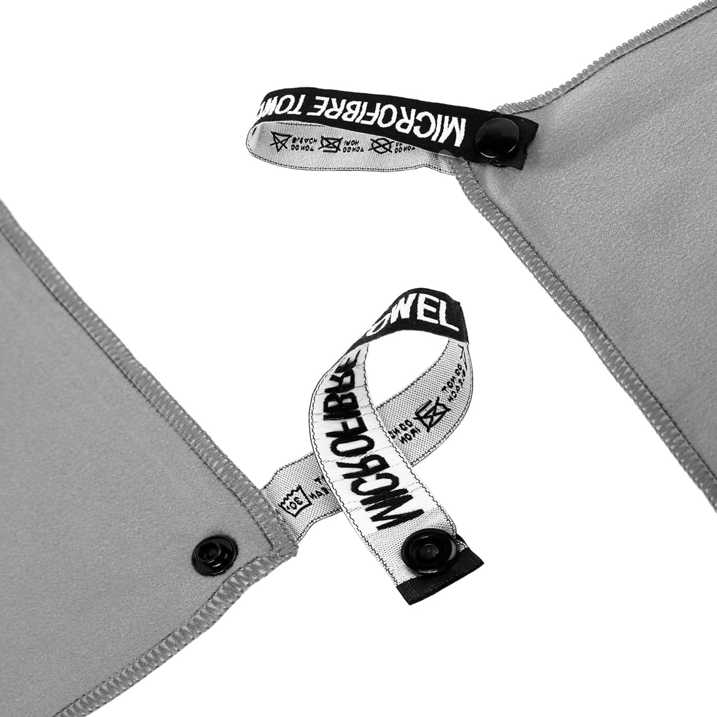 Microfiber Travel Towel, Soft Lightweight Quick Dry Towel, Super Absorbent Compact Travel & Sports & Beach Towels for Camping, Backpack, Gym, Swimming, Yoga, Hiking (XL:30"×60" -Gray)