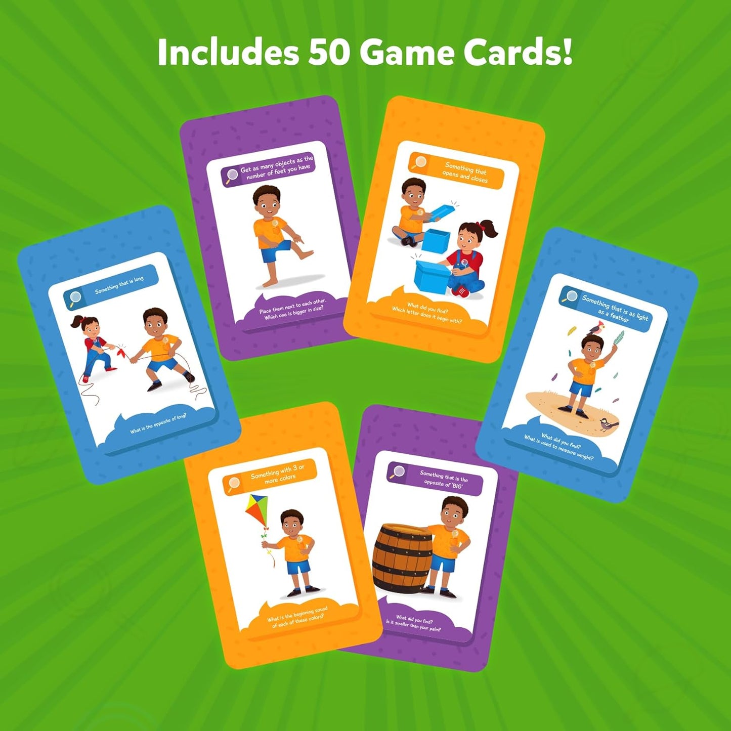 Skillmatics Outdoor Scavenger Hunt Card Game - Found It, Learning Toys, Educational, Gifts for Kids, Boys, Girls and Families, for Ages 4, 5, 6, 7, Perfect for Home, School, Playdates