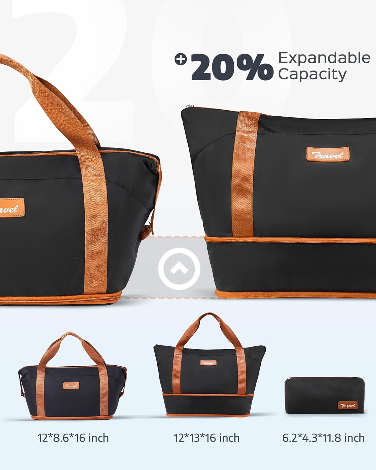 Suitour Luggage Sets 5 Piece,Hardside Lightweight Carry-On Luggage Set 22x14x9 Airline Approved, Hardshell Suitcase Sets with Spinner Wheels