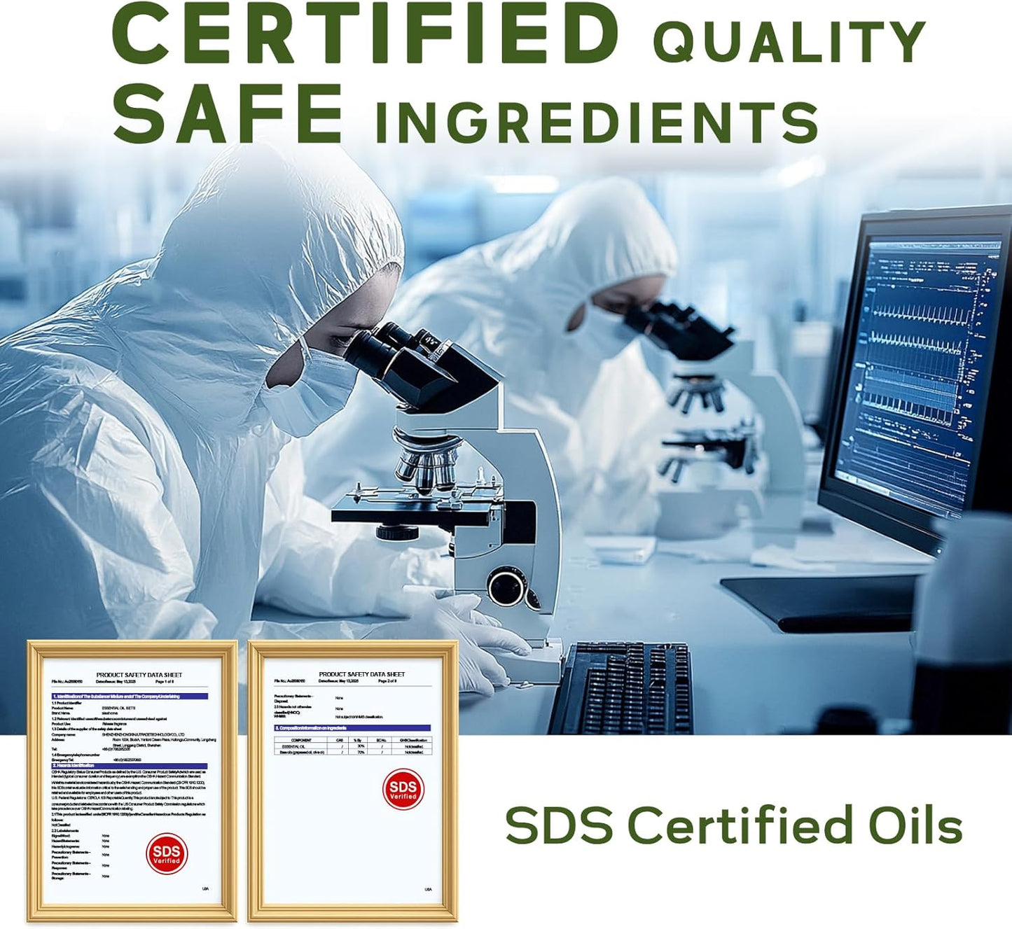 Essential Oils for Diffusers for Home – 20-Pack Essential Oil Set for Sleep & Refreshing Scents – Premium Aromatherapy Diffuser Oils Scents for Home in Wooden Gift Box, Best Gift for Any Occasion