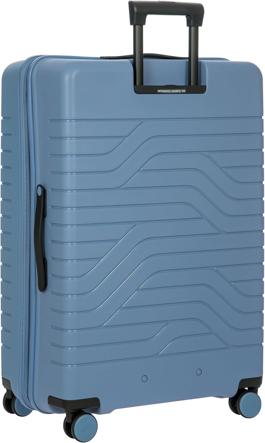 Bric's B|Y Ulisse Spinner Suitcase, Expandable Hard Shell Luggage with TSA Lock and Smooth 360° Wheels 30" – Grey Blue