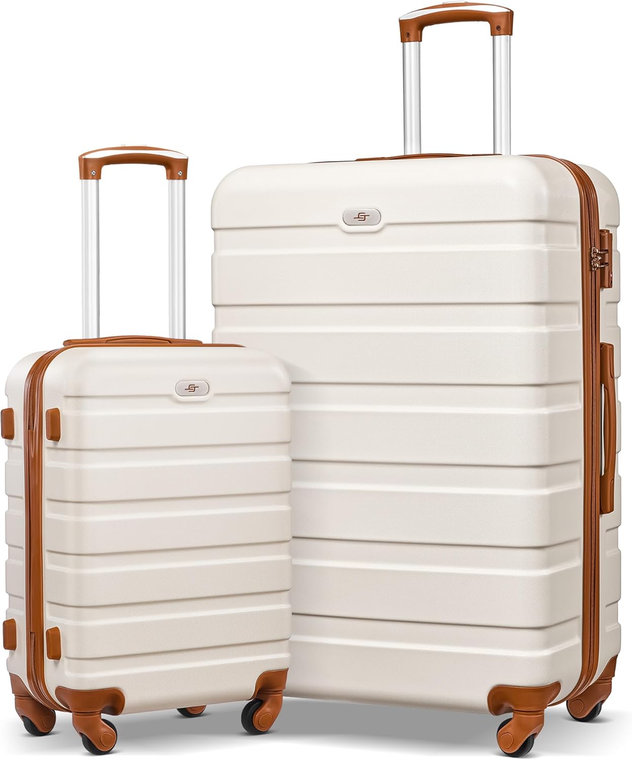 Suitour Luggage Sets 2 Piece with Spinner Wheels,Hard Shell 20 Carry on Suitcase and 28 inch Luggage with Spinner Wheels Suitcase Set with TSA Lock(20in/28in)