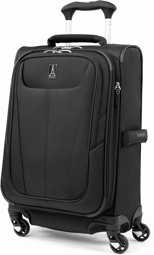 Travelpro Maxlite 5 Softside Expandable Luggage with 4 Spinner Wheels, Lightweight Suitcase, Men and Women