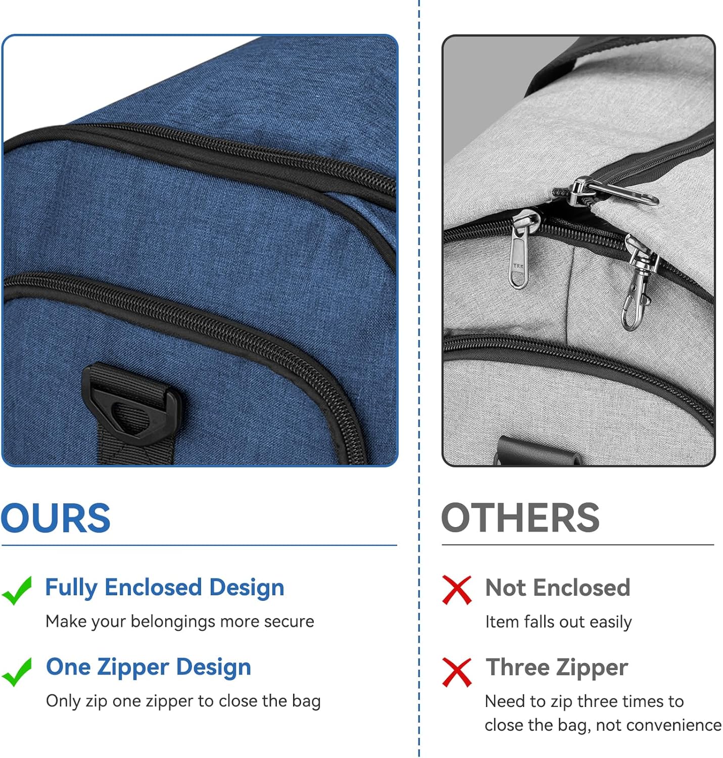 Bukere Garment Duffle Bags for Travel, Convertible Carry on Bag with Shoe Compartment, 3 in 1 Travel Suit Bag with Backpack Shoulder Strap for Men Women