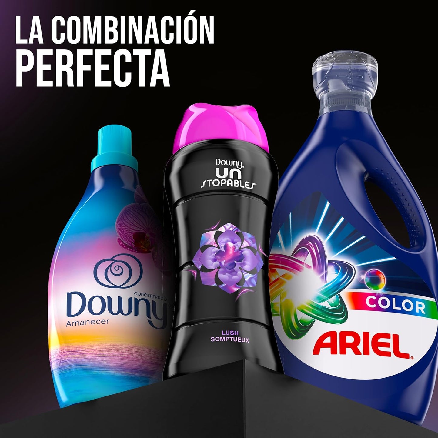 Downy Unstopables in-Wash Scent Booster Beads, Lush, 12.2 oz