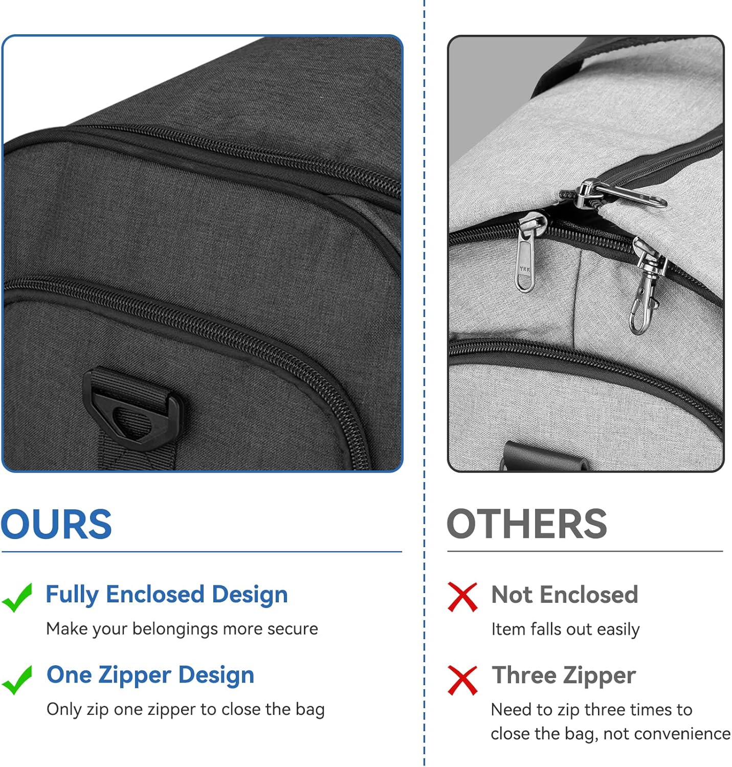 Bukere Garment Bags for Travel, Convertible Carry on Duffel Bag for Men Women, Backpack Straps, Shoe Compartment, 3 in 1 Hanging Dress Suit Bags for Men Women