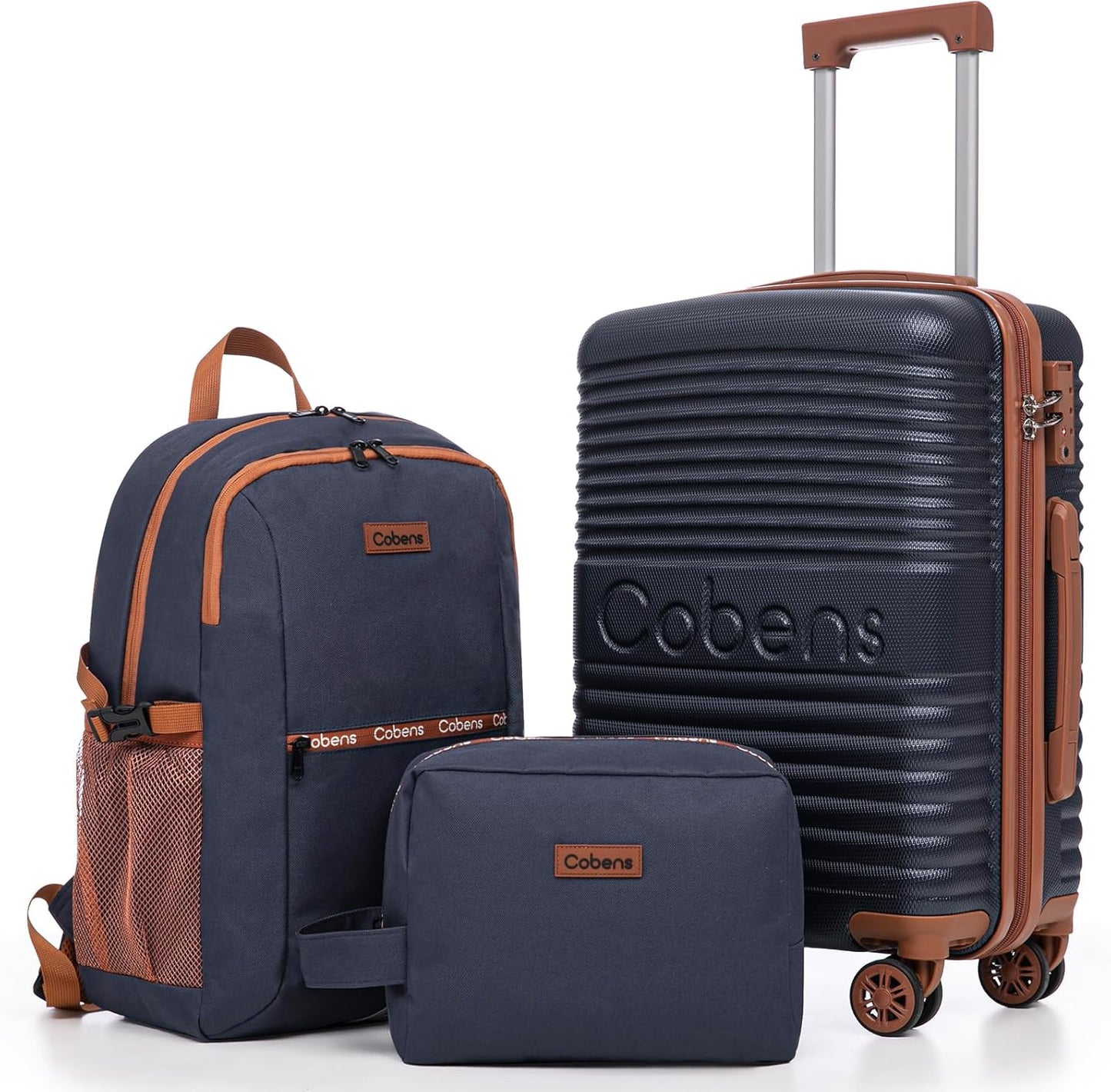 Carry on Luggage 22x14x9 Airline Approved, Suitcases with Wheels Hardshell, Lightweight Hardside Luggage Set with TSA Lock, 20Inch Blue Carry on Suitcase