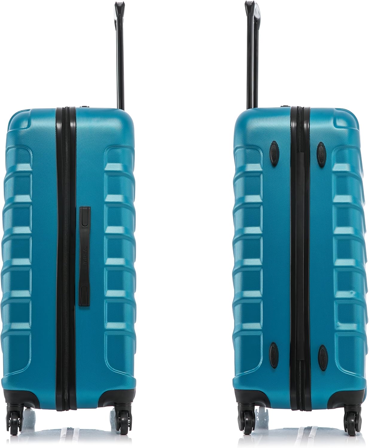 InUSA ENDURANCE Luggage with Spinner Wheels | Spacious Durable Lightweight Hardshell Suitcase, Travel Sets with Handle and Trolley | (20in, 24in, 28in) 3 Piece Luggage Set | Teal