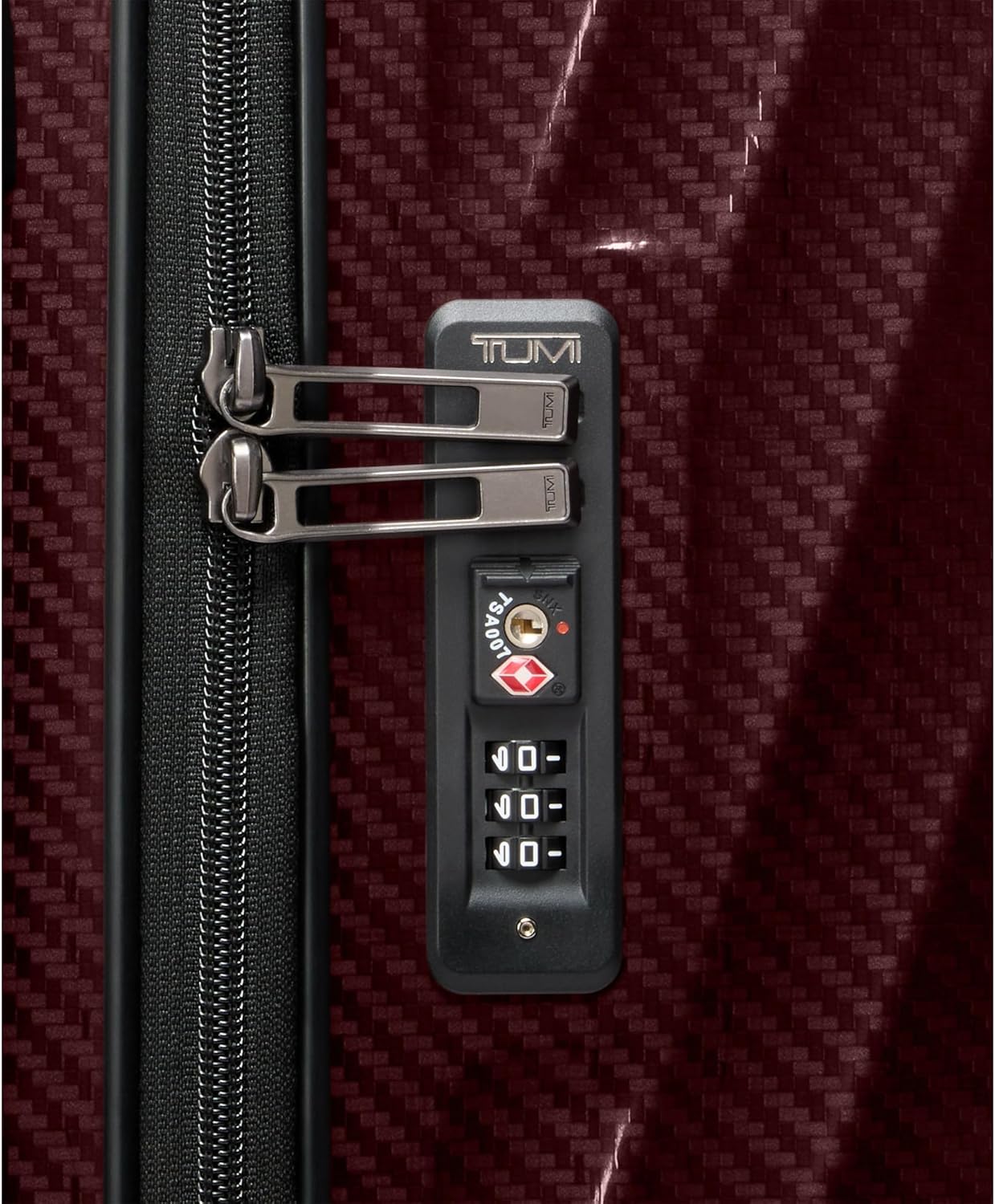 TUMI - 19 Degree Lite 4 Wheel Luggage - Lightweight and Highly Durable, Modern Contour, Hard Shell Men's and Women's Suitcase - 30" Extended Trip Packing Case, Wine