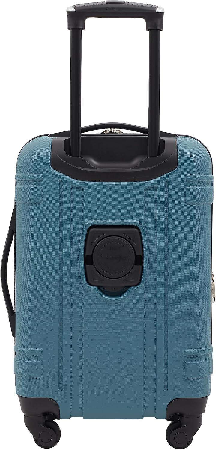 Wrangler Astral Hardside Luggage, Hydro, 20-Inch Carry-On