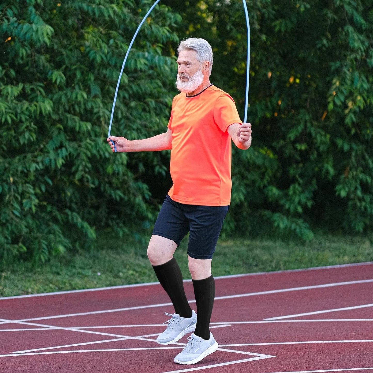 30-40mmHg Medical Graduated Compression Socks for Women&Men Circulation-Compression Stockings-Knee High Socks for Support,Hiking,Running