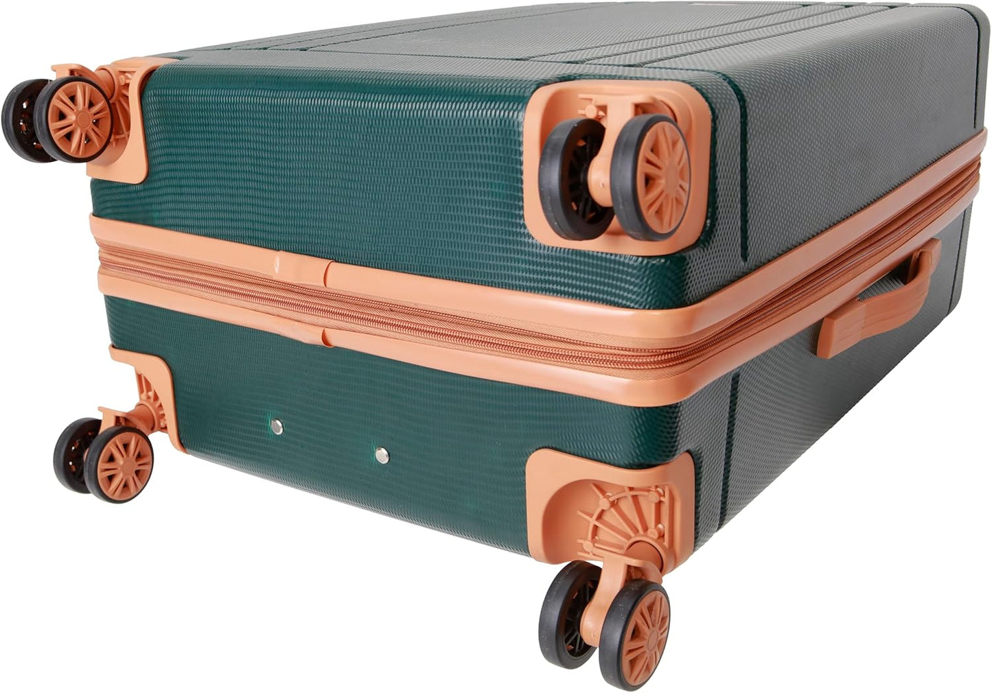 Dockers Hooper Hardside Expandable 8-Wheel Spinner Travel Luggage, Ponderosa Pine, 24-Inch Checked