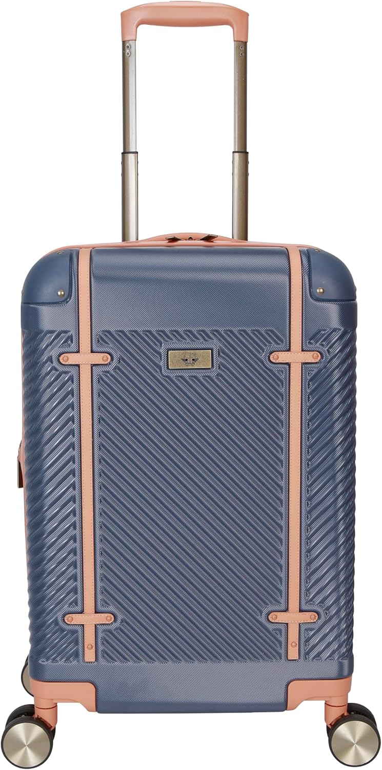 Dockers Spectra Hardside Expandable 8-Wheel Spinner Travel Luggage, India Ink, 20-Inch Carry On