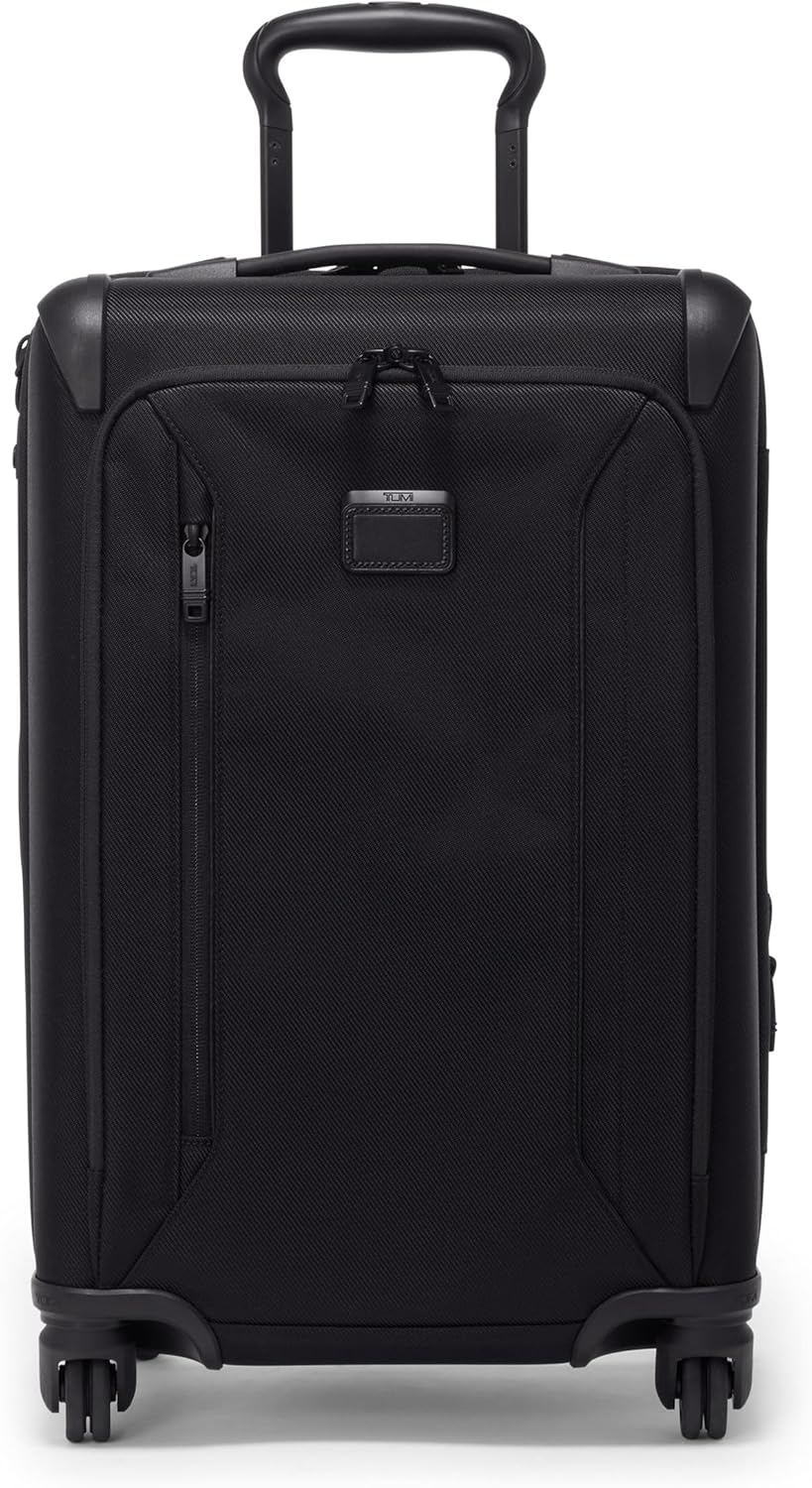 TUMI - Aerotour 4 Wheel Expandable Luggage - Men's and Women's Lightweight Business and Leisure Travel Suitcase - 21.75" International Expandable Carry-On, Black
