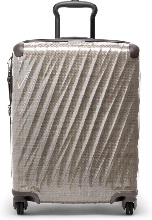 TUMI - 19 Degree Lite 4 Wheel Luggage - Lightweight and Highly Durable, Modern Contour, Hard Shell Men's and Women's Suitcase - 21.75" Continental Carry-On, Titanium Grey
