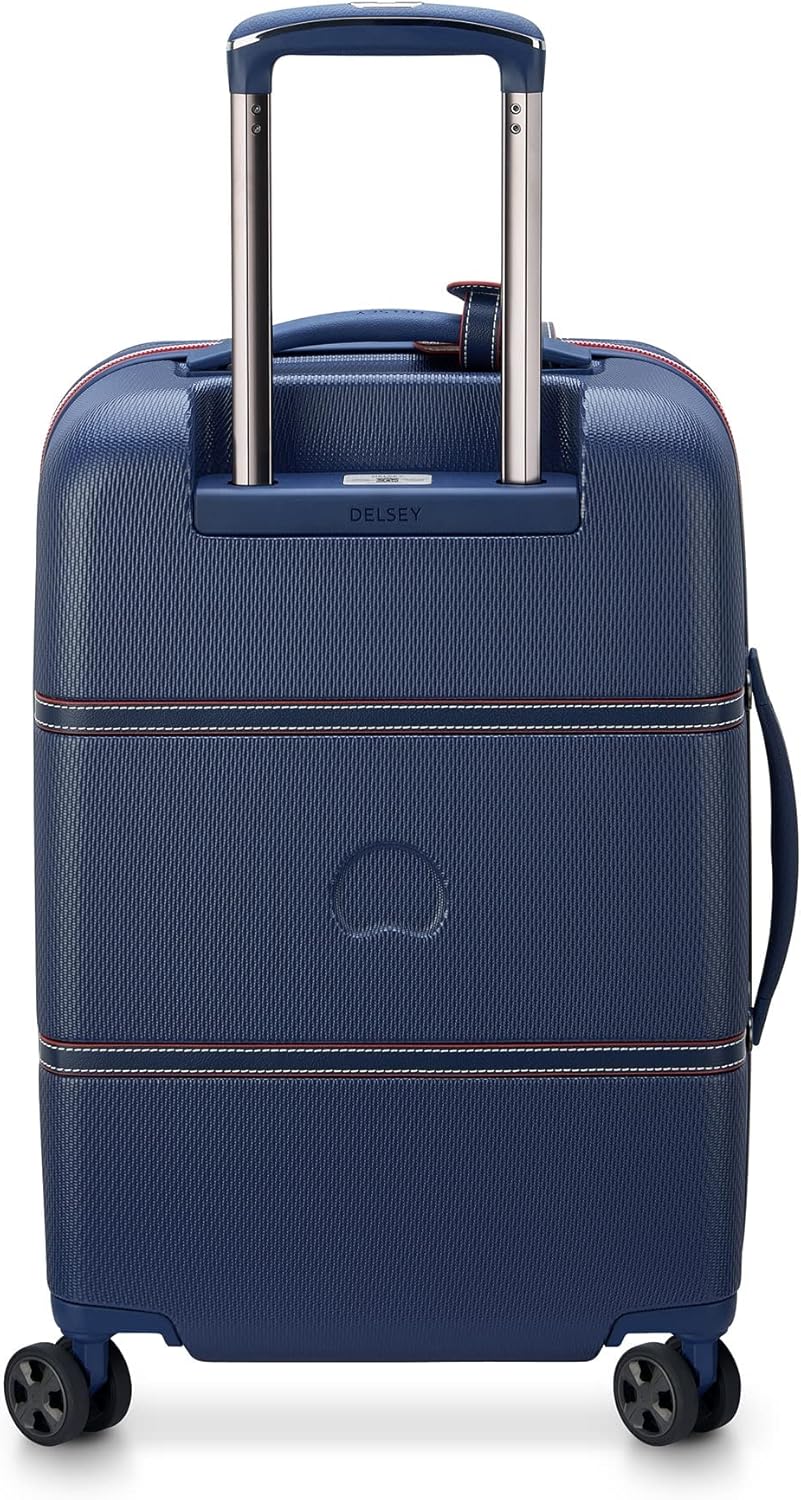 DELSEY PARIS Chatelet Air 2.0 Hardside Luggage with Spinner Wheels, Navy, Carry on 20 Inch
