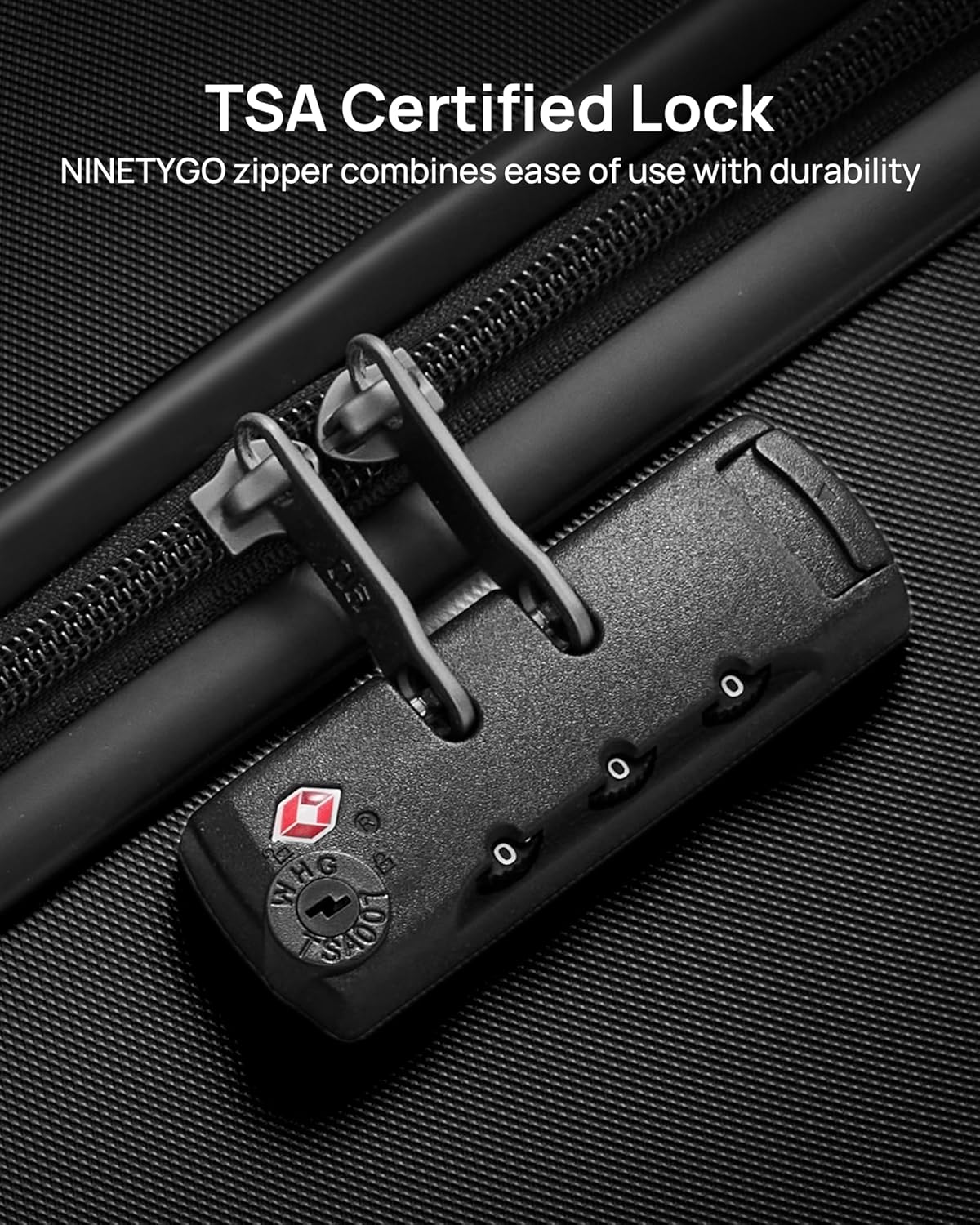 NINETYGO Carry On Suitcase, 20 Inch Carry-On Luggage with Double Spinner Wheels, Dry Wet Separate, PC Hard Case Suitcase, Lightweight Travel Luggage, TSA Approved (Black, Danube)