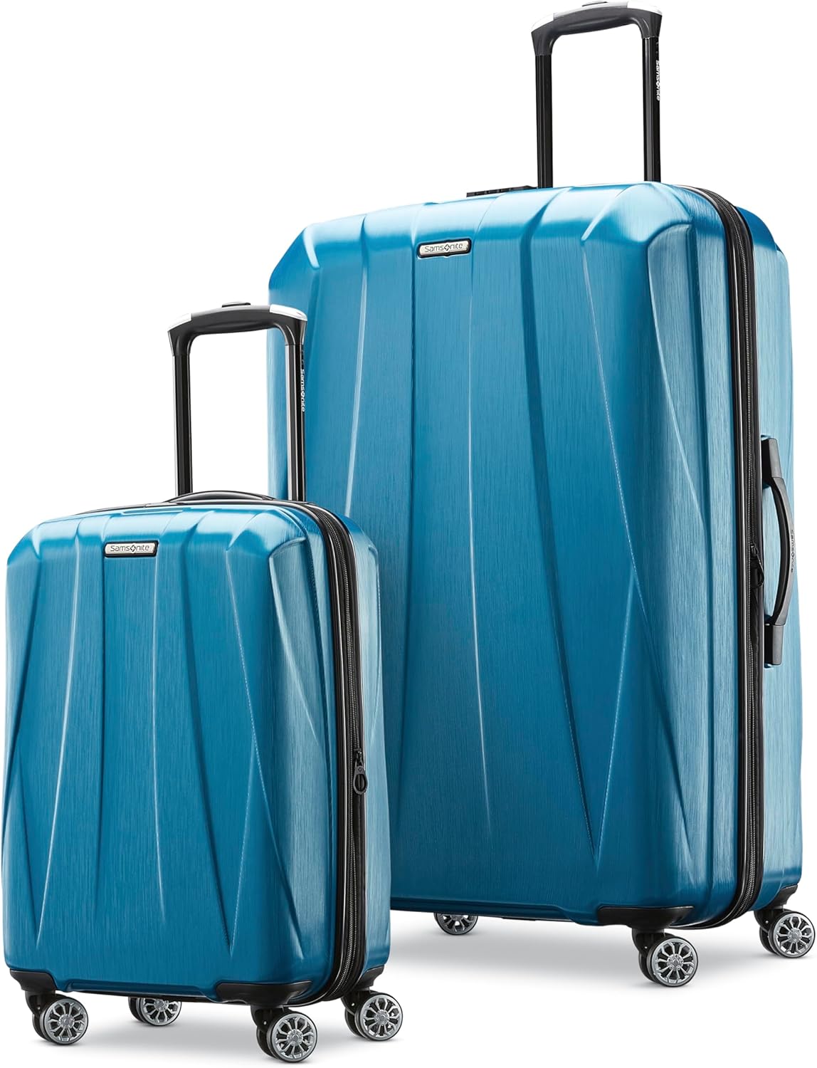 Samsonite Centric 2 Hardside Expandable Luggage with Spinner Wheels, 2-Piece Set (20/28),Caribbean Blue