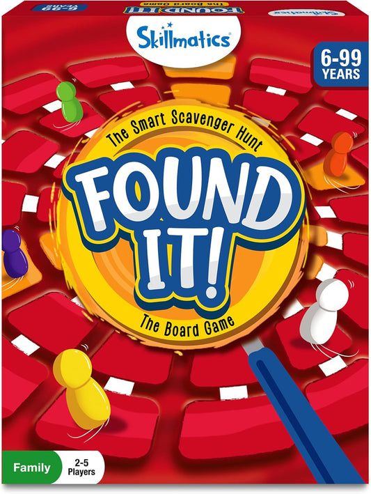 Skillmatics Board & Card Game - Found It, Scavenger Hunt for Kids, Adults, Families, Educational, Fun, Gifts for Ages 6, 7, 8, 9 and Up