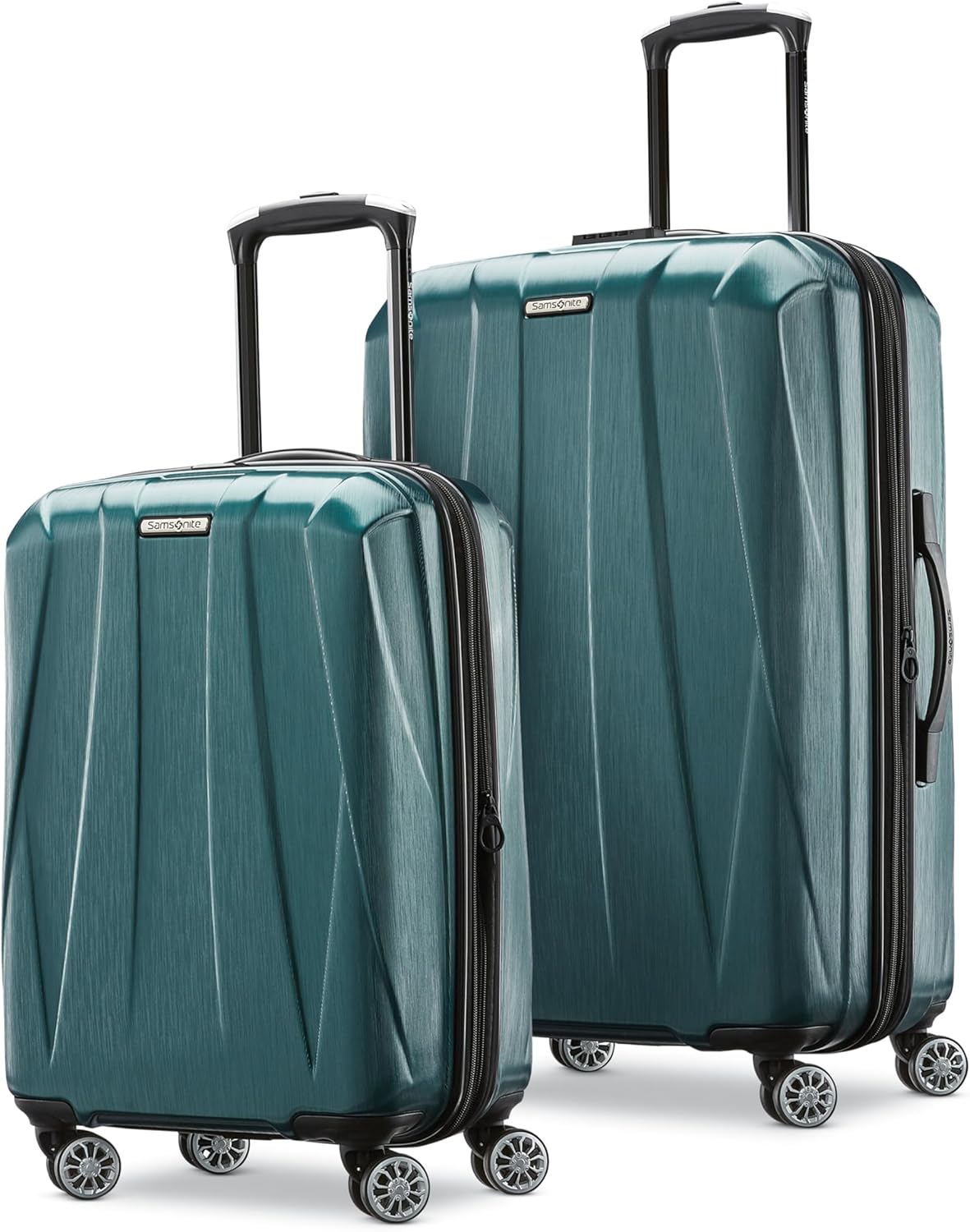 Samsonite Centric 2 Hardside Expandable Luggage with Spinner Wheels, 2-Piece Set (20/24), Emerald Green