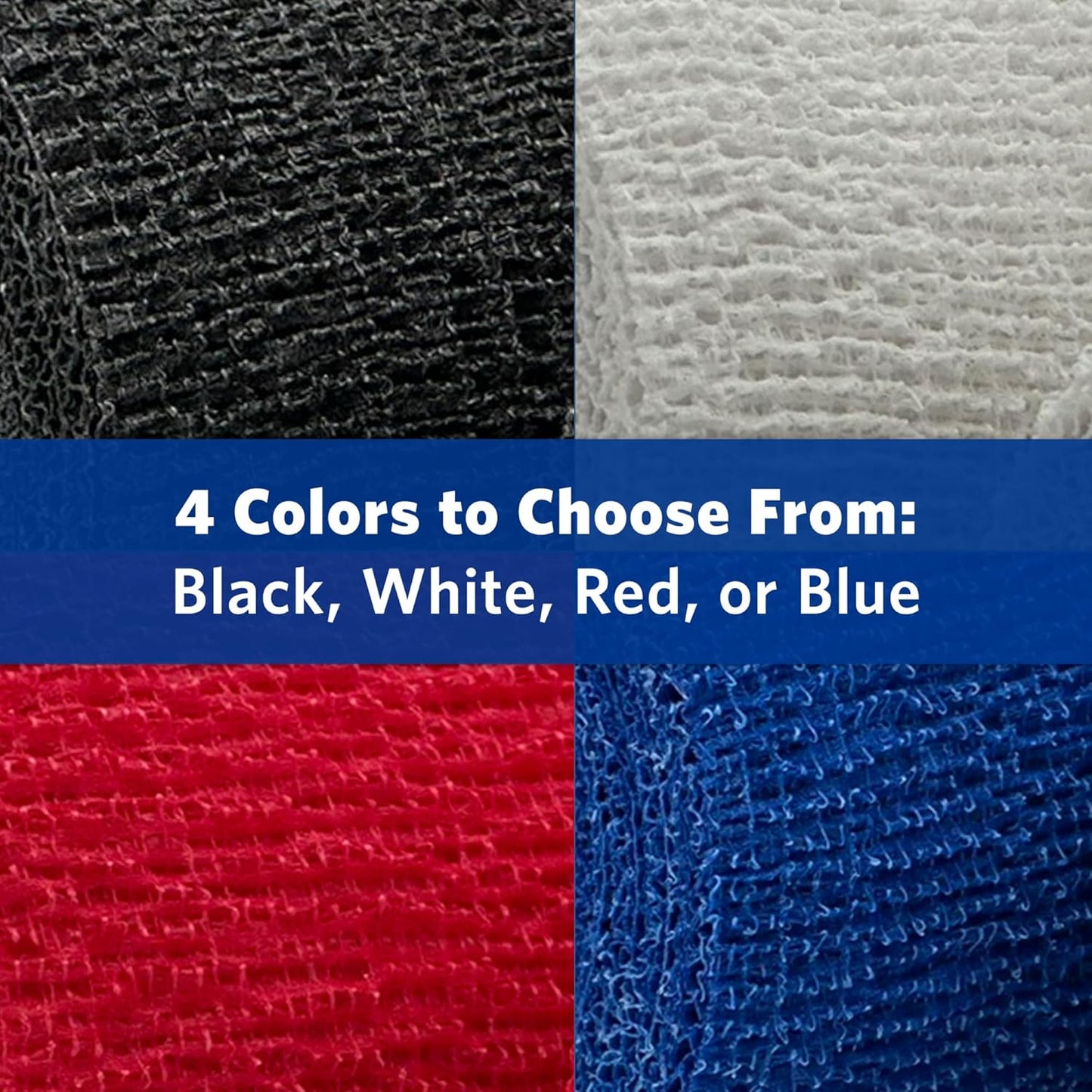 PowerFlex – Self-Adhering Sports Wrap for Injury Prevention & Post-Injury Stability – Medical-Grade, Sweat & Water Resistant First Aid Wrap for Athletes - White, 2 inch, 6 Rolls