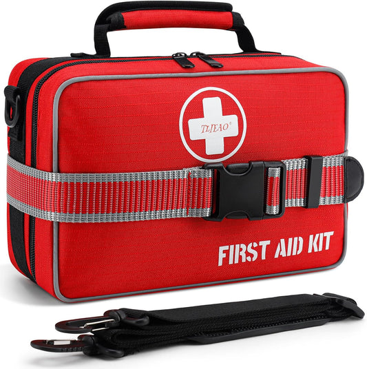 Comprehensive Premium 430 Piece Emergency First Aid Kit, Large Medical Kits for Home, Car, Camping, Travel, Hiking, Truck, Sports & Outdoor Emergencies, Businesses & Home Medical Supplies