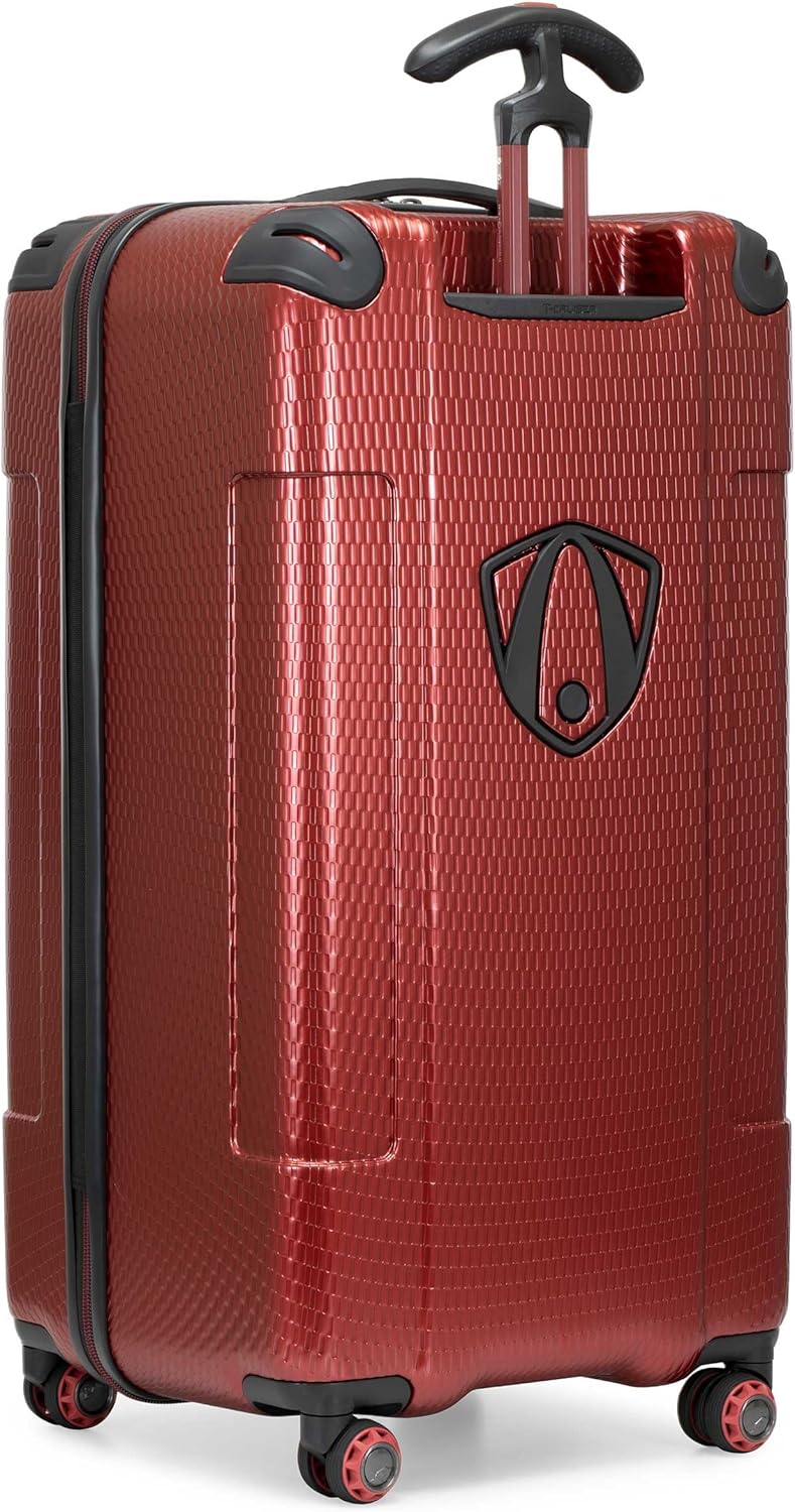 Traveler's Choice Maxporter II 30" Hardside Spinner Trunk Luggage, TSA Lock, Red