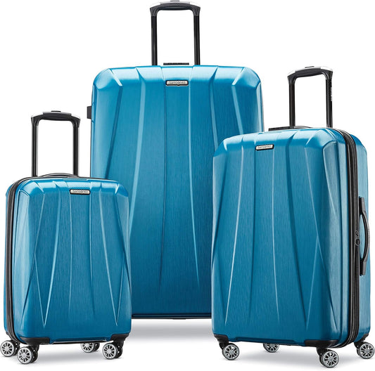 Samsonite Centric 2 Hardside Expandable Luggage with Spinner Wheels, Caribbean Blue, 3-Piece Set (20/24/28)