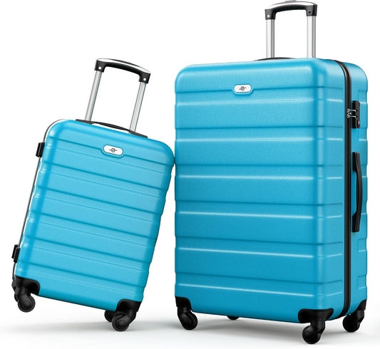 Suitour Luggage Sets 2 piece, Lightweight Luggage Set with Spinner Wheels, 19/27 inch Travel Suitcase Set