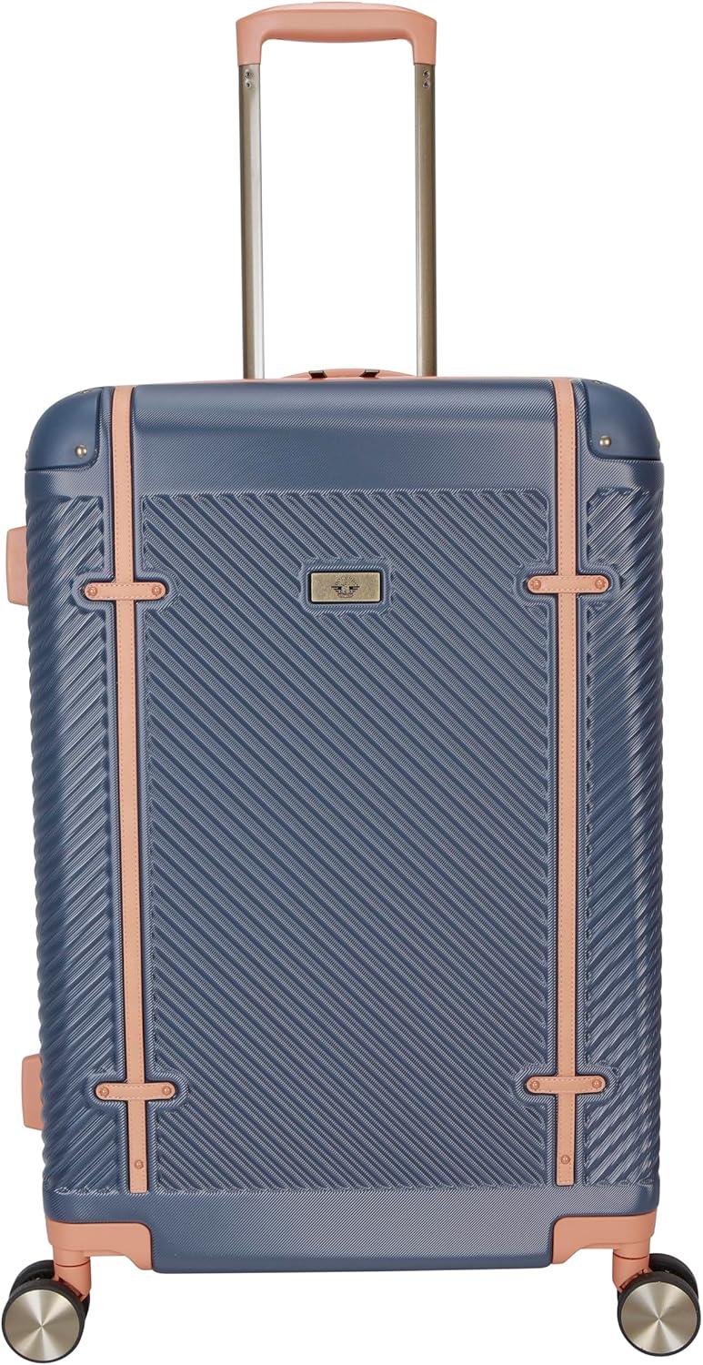 Dockers Spectra Hardside Expandable 8-Wheel Spinner Travel Checked Luggage, 24-Inch, India Ink