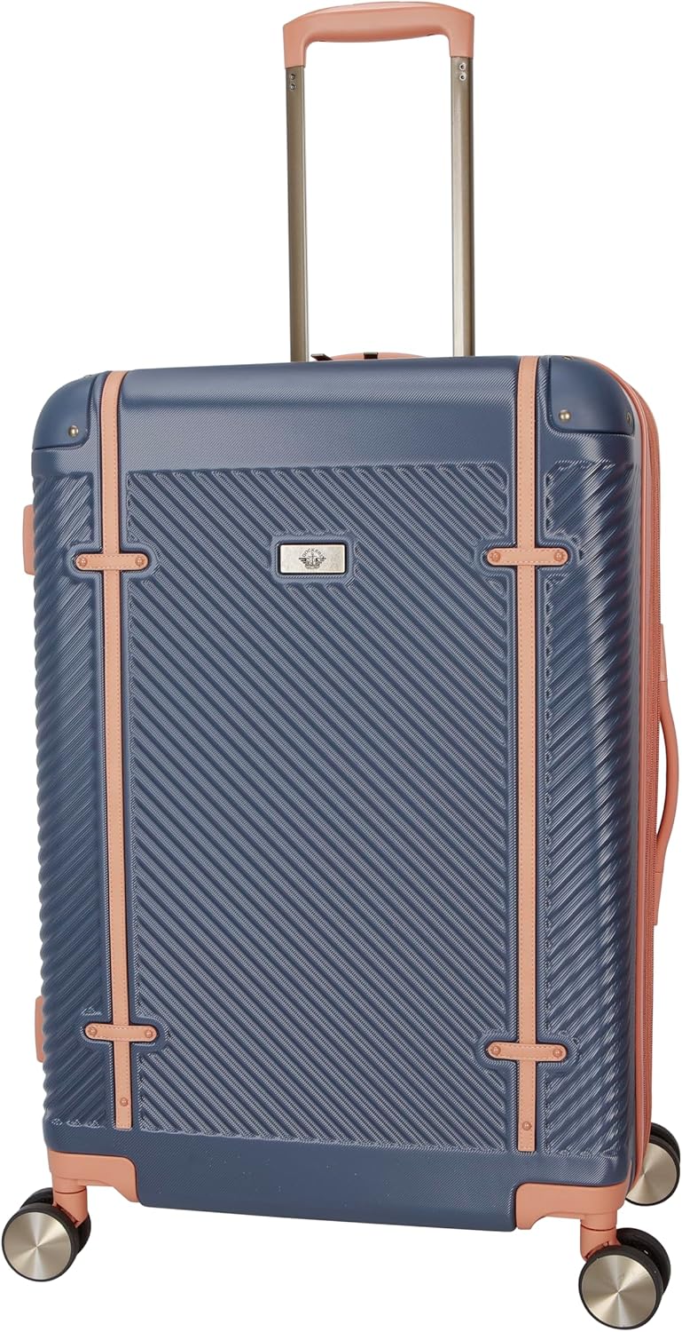 Dockers Spectra Hardside Expandable 8-Wheel Spinner Travel Checked Luggage, 24-Inch, India Ink