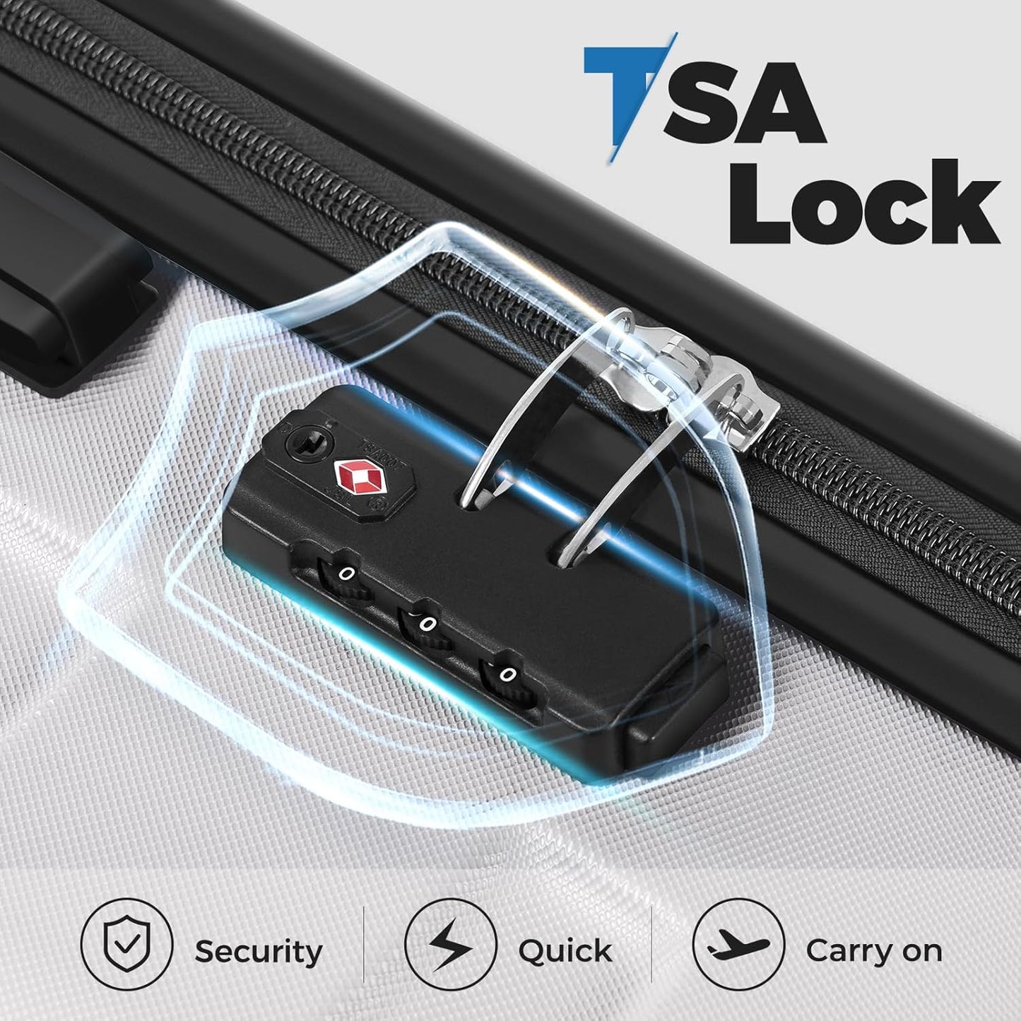 Krute Luggage 28 Inch Suitcase With Spinner Wheels Large Suitcases Lightweight Hard Shell PC ABS TSA Lock Checked Luggages