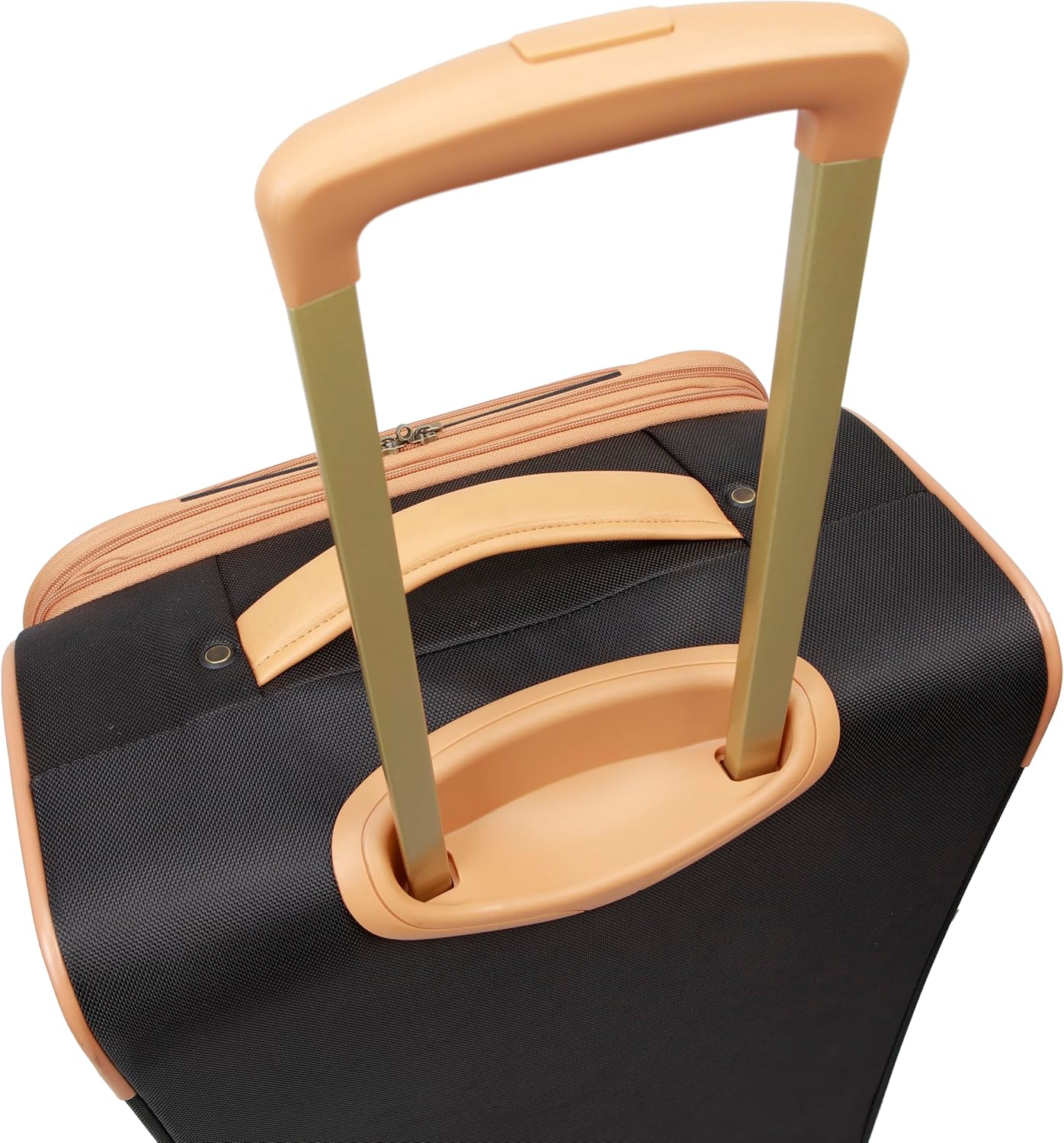 Dockers Seahorse Softside Expandable 8-Wheel Spinner Travel Luggage, Black, 20-Inch Carry On