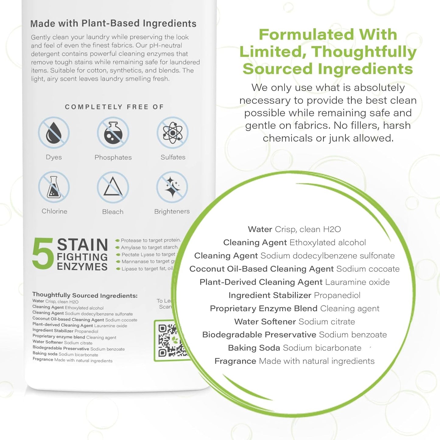 Heritage Park Luxury Laundry Detergent | Dermatologist Tested Plant based Natural & Enzyme Laundry Detergent | Sensitive Skin Friendly - Shore Breeze ((4 fl oz Trial Size)