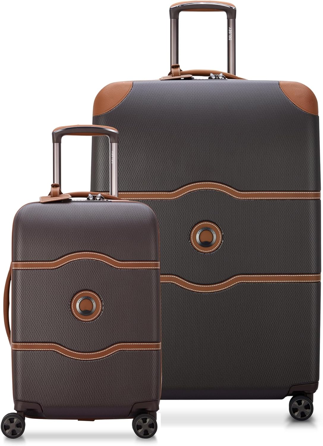 DELSEY PARIS Chatelet Air 2.0 Hardside Luggage with Spinner Wheels, Chocolate Brown, 2 Piece Set (19/28)