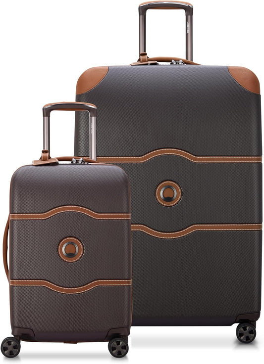 DELSEY PARIS Chatelet Air 2.0 Hardside Luggage with Spinner Wheels, Chocolate Brown, 2 Piece Set (19/28)