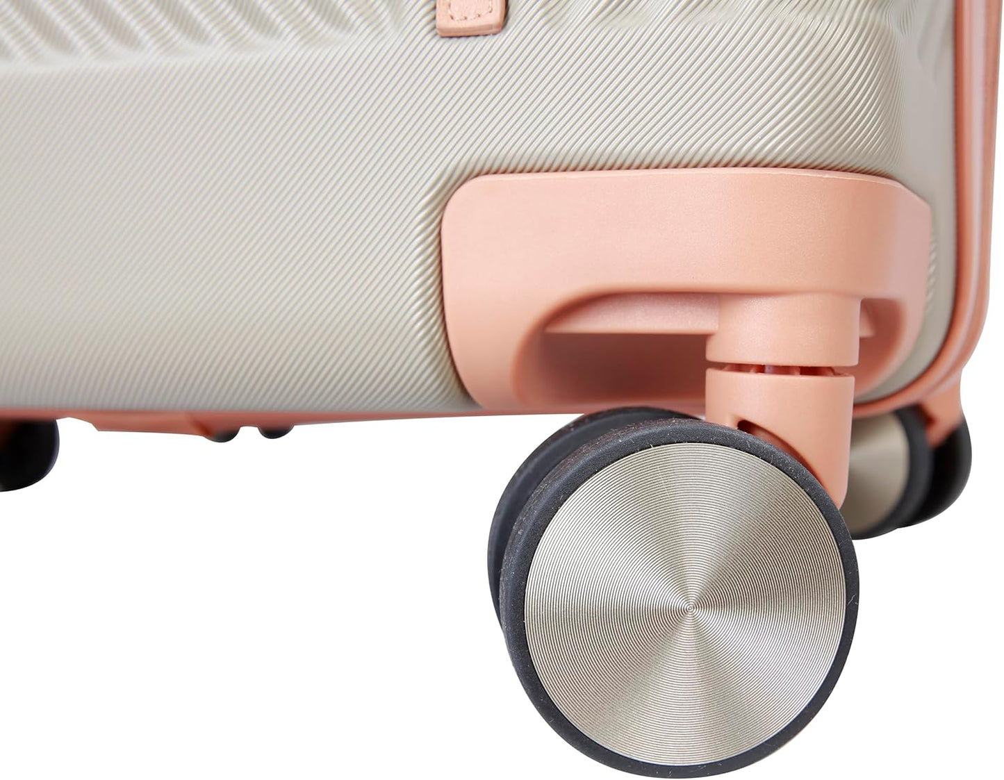 Dockers Spectra Hardside Expandable 8-Wheel Spinner Travel Carry On Luggage, Timberwolf, 28-Inch Checked