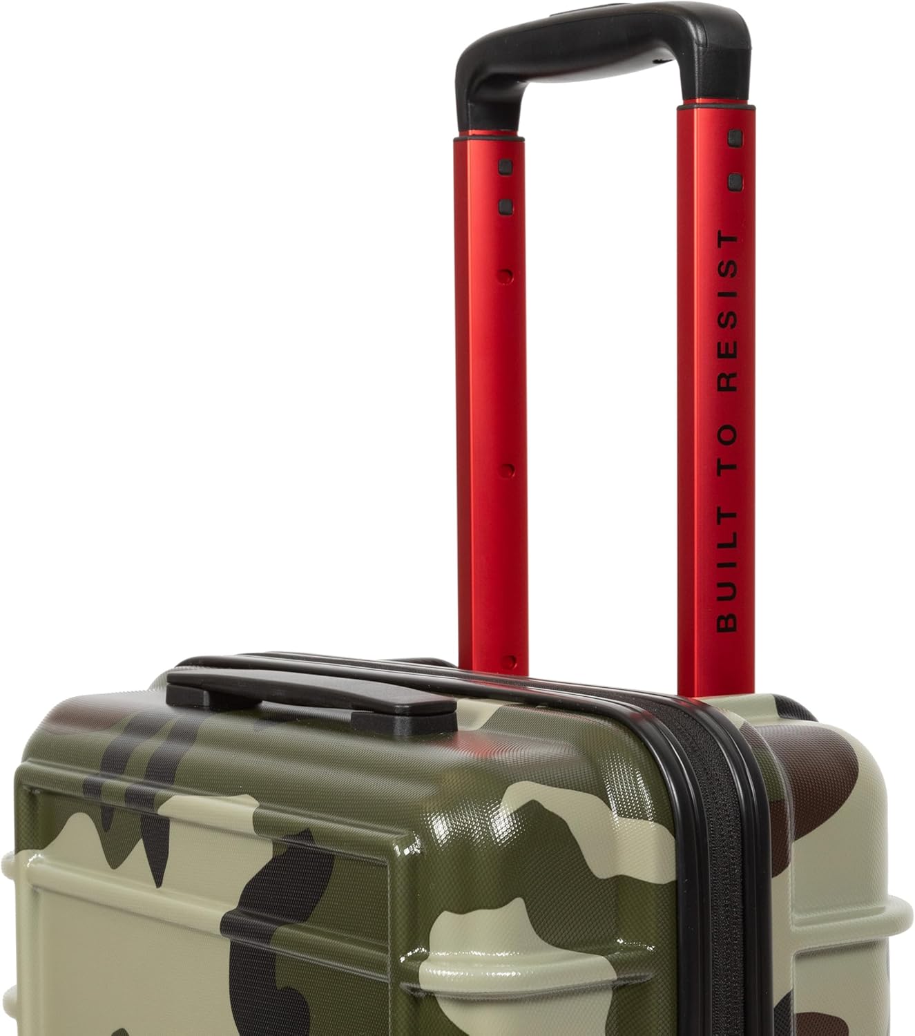 EASTPAK Resist'R Zip Cabin – 28L Hardshell Carry-On with Dual Compartments, 360° Spinner Wheels, TSA Lock & Telescopic Handle, Camo