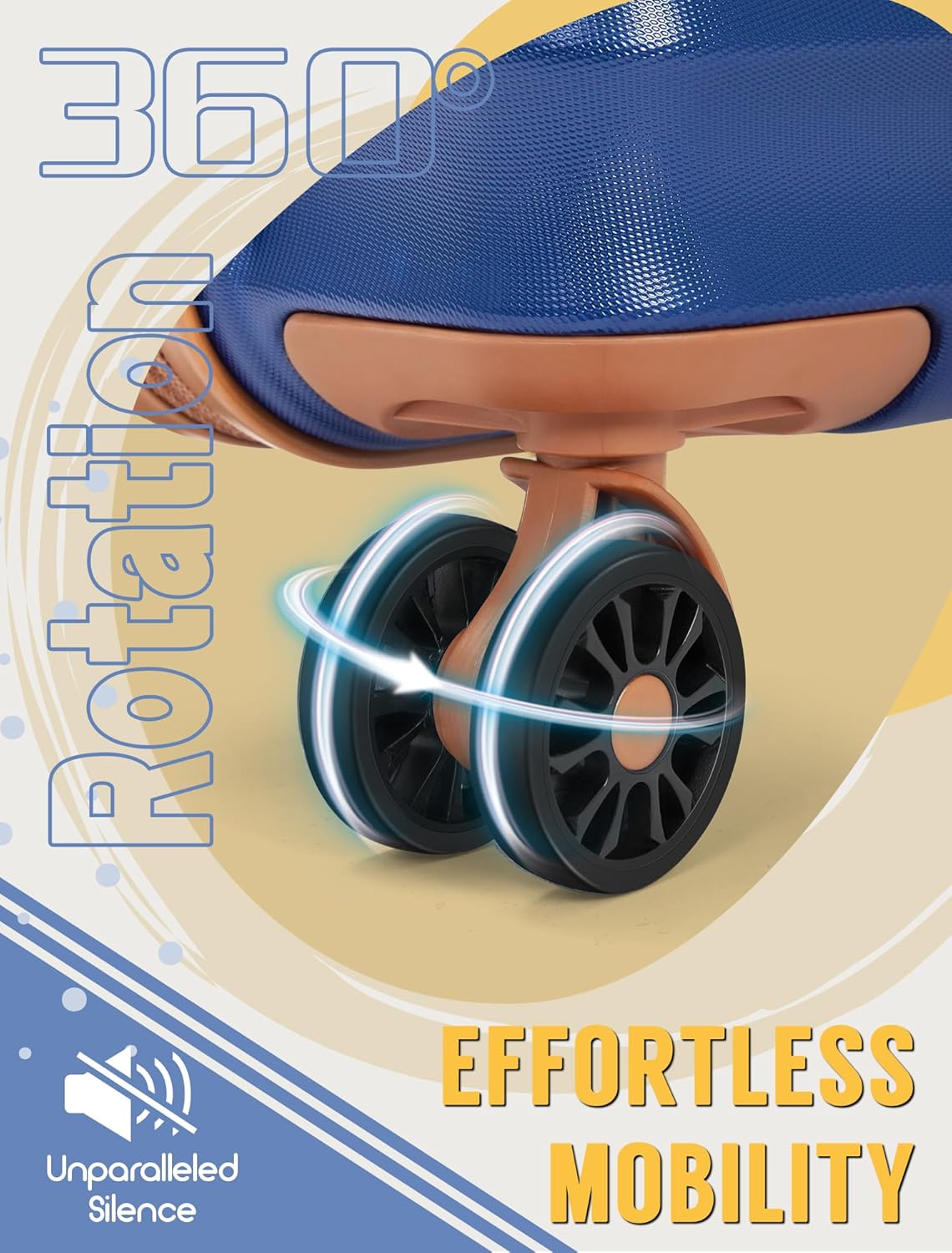 Luggage Sets 5 Piece, Suitcases with Wheels, Hardshell Suitcase Set, ABS Carry on Luggage Set with TSA Lock, Travel Luggage