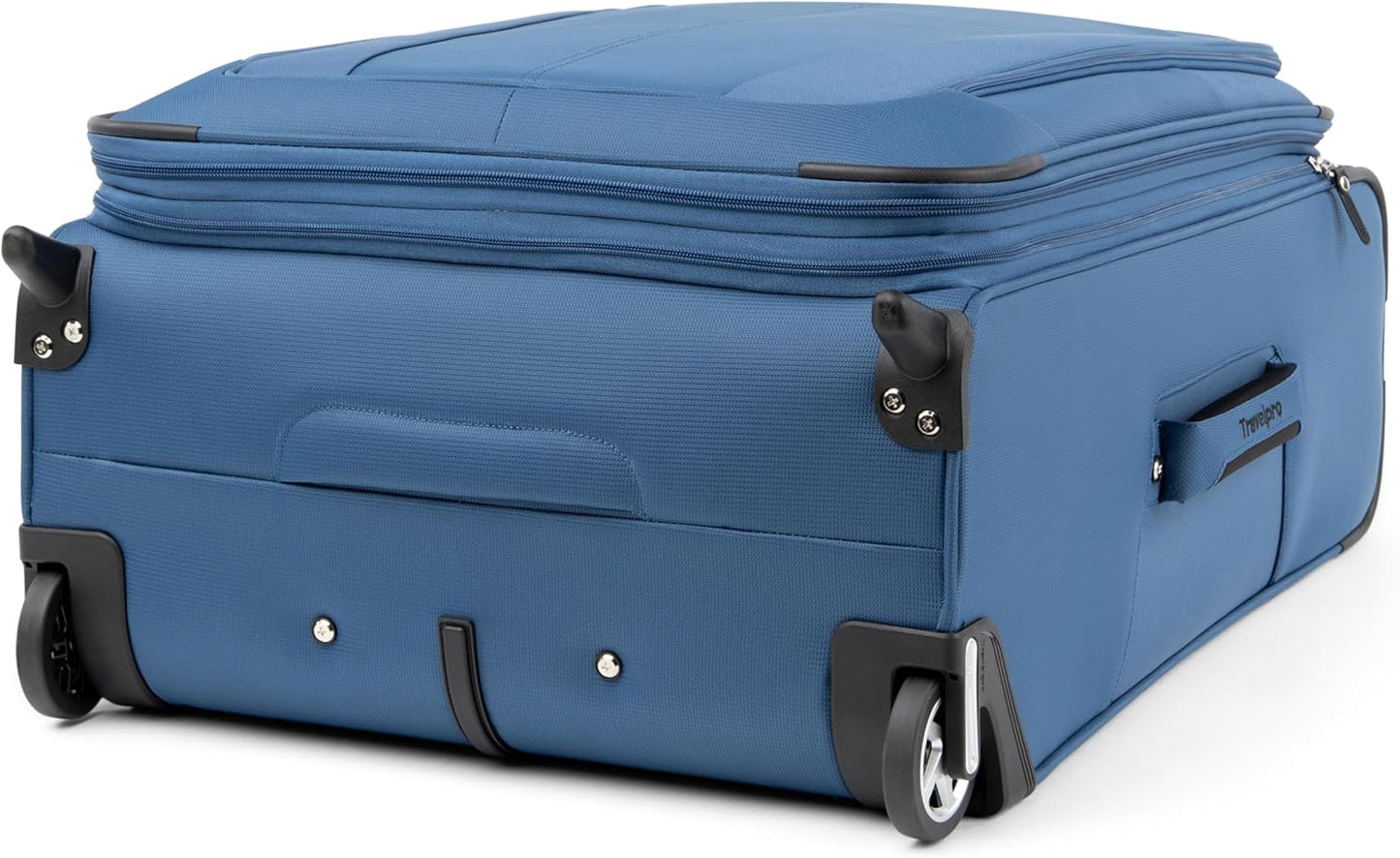 Travelpro Maxlite 5 Softside Expandable Upright 2 Wheel Checked Medium Luggage, Lightweight, 26-Inch — Ensign Blue
