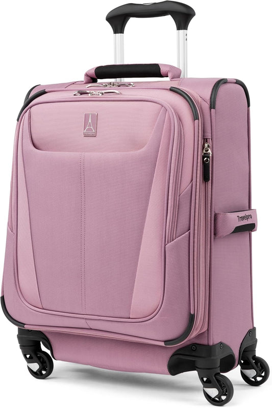 Travelpro Maxlite 5 Softside Expandable Luggage with 4 Spinner Wheels, Lightweight Suitcase, Men and Women, International, Orchid Pink Purple, Carry-on 19-Inch