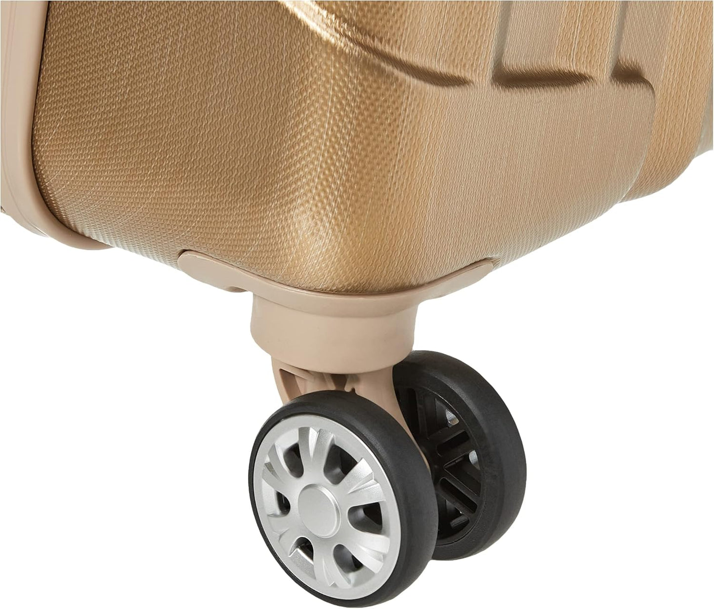 Rockland Melbourne Hardside Expandable Spinner Wheel Luggage, Bronze, Carry-On 20-Inch