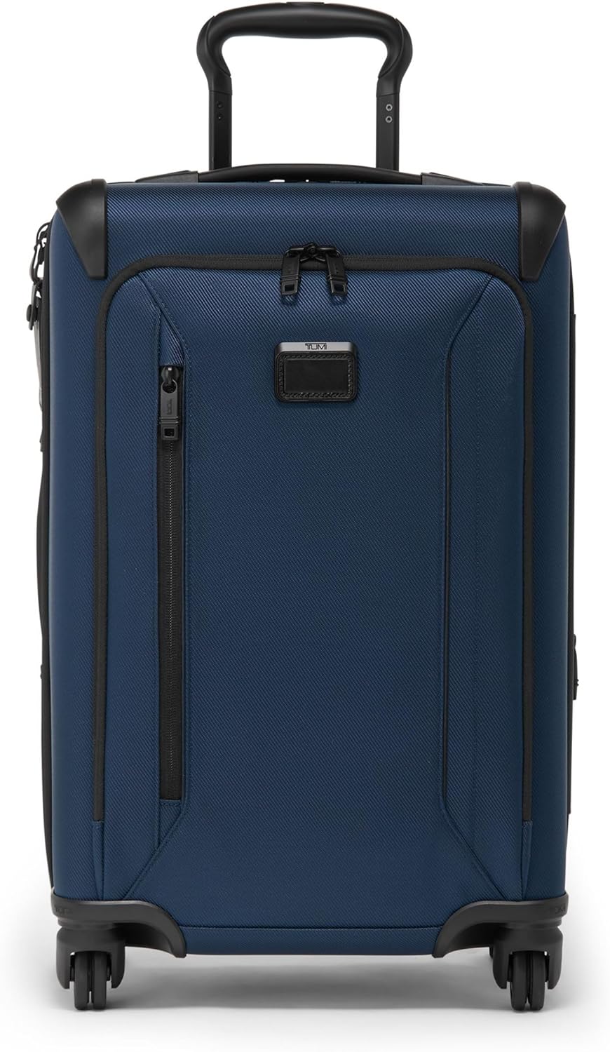 TUMI - Aerotour 4 Wheel Expandable Luggage - Men's and Women's Lightweight Business and Leisure Travel Suitcase - 21.75" International Expandable Carry-On, Navy