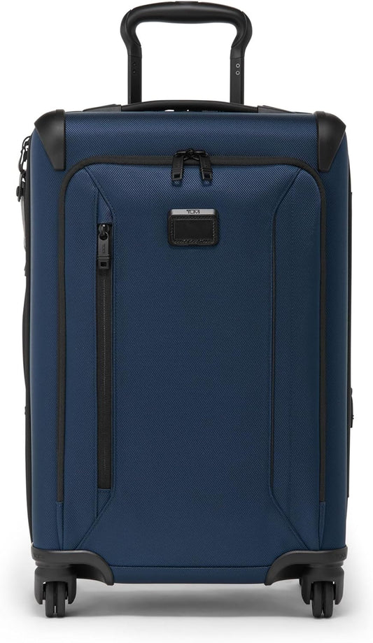 TUMI - Aerotour 4 Wheel Expandable Luggage - Men's and Women's Lightweight Business and Leisure Travel Suitcase - 21.75" International Expandable Carry-On, Navy