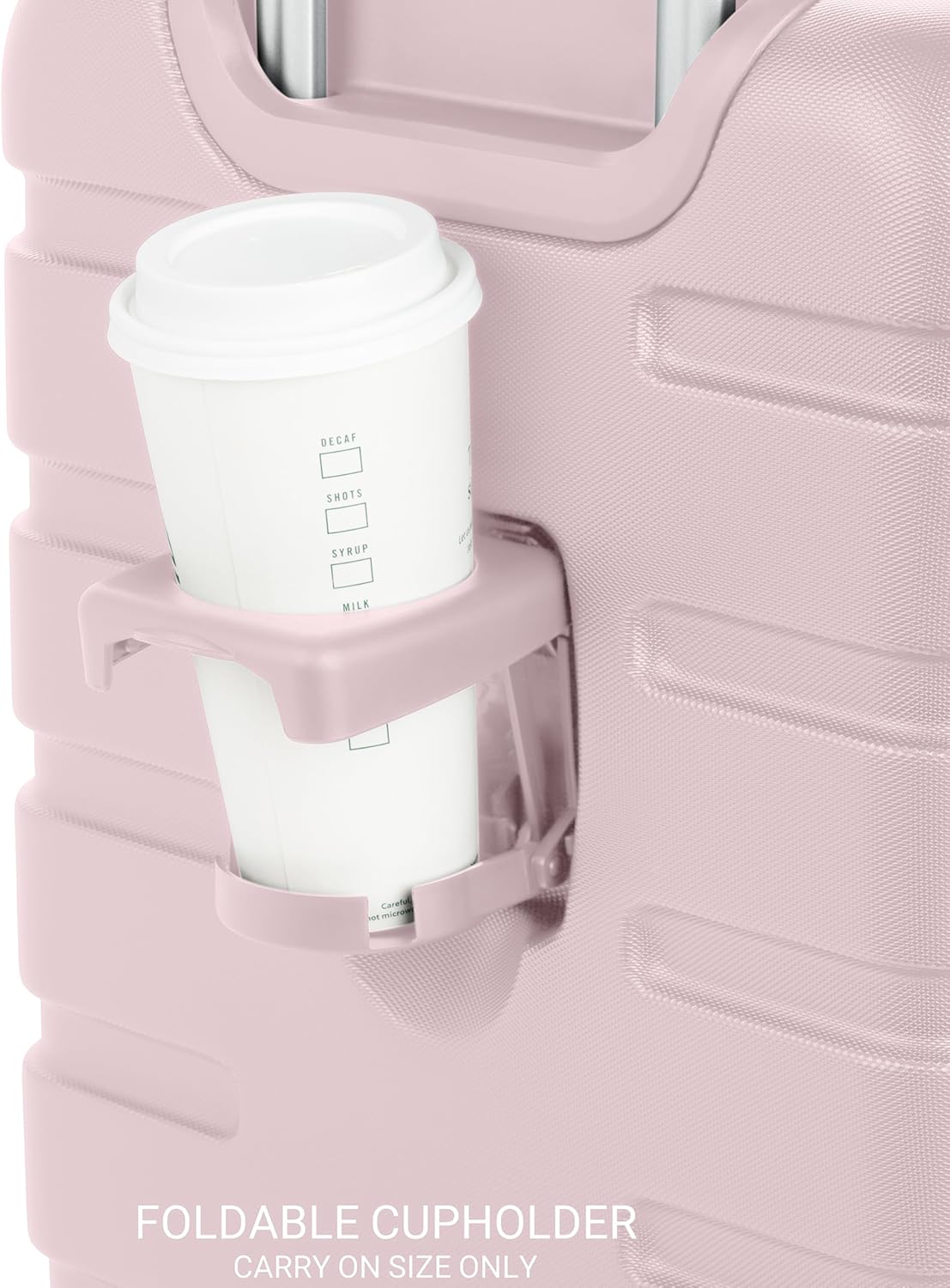 SwissGear 7366 Hardside Expandable Luggage with Spinner Wheels, Pink, Carry-On 19-Inch