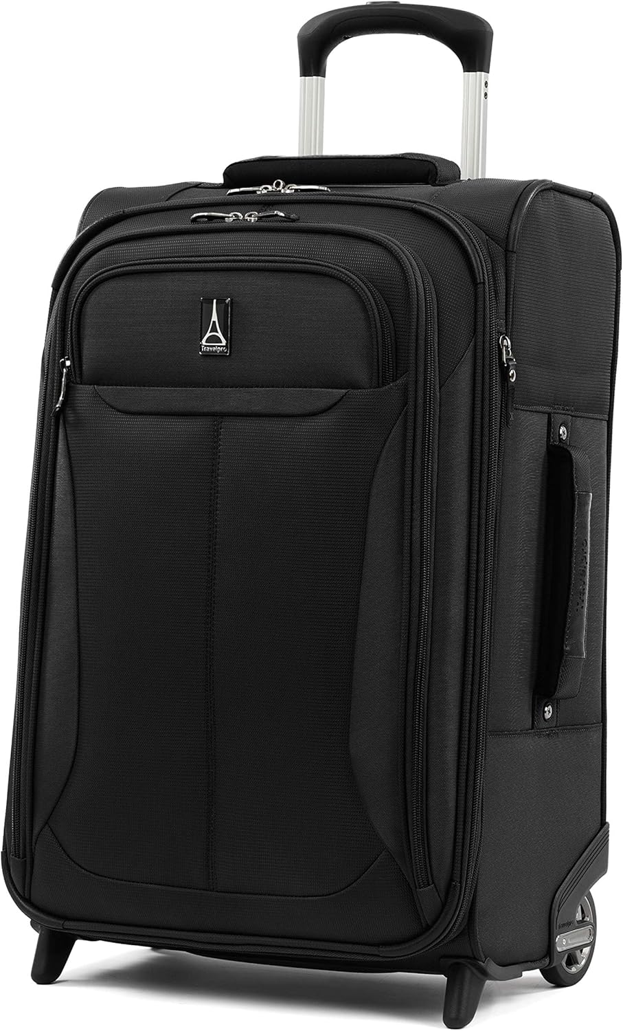 Travelpro Tourlite Softside 22" Expandable Carry-On Rollaboard (2-Wheel) Lightweight Luggage, Black Suitcase