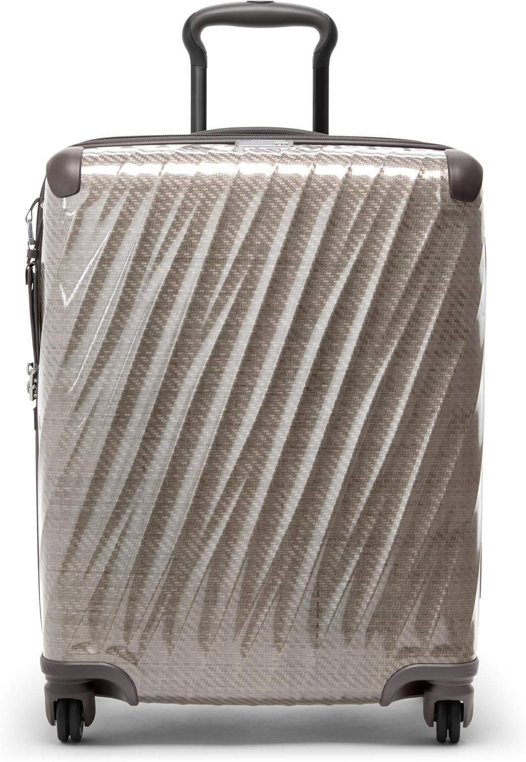 TUMI - 19 Degree Lite 4 Wheel Luggage - Lightweight and Highly Durable, Modern Contour, Hard Shell Men's and Women's Suitcase - 21.75" International Carry-On, Titanium Grey