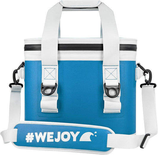#WEJOY Insulated Camping Cooler Bag,2 Days Ice Life, Portable Waterproof Camp Coolers Lunch Bag with Leakproof Zipper for Outdoor Beach, Picnic, Hiking, Fishing, Traveling,BBQ