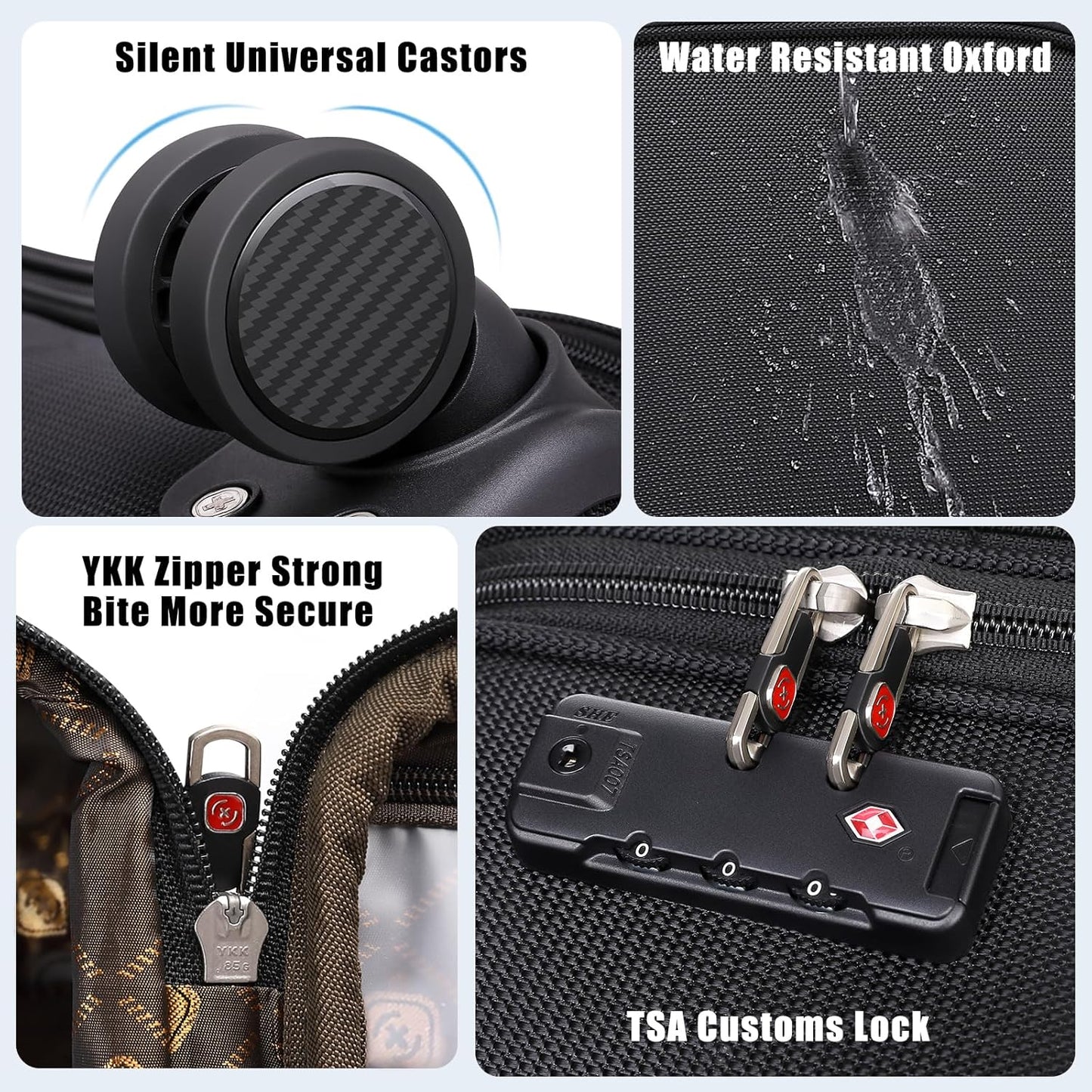 Softside Expandable Luggage with 4 Spinner Wheels, Durable Checked-Luggage Suicase (Purple, 25-Inch)