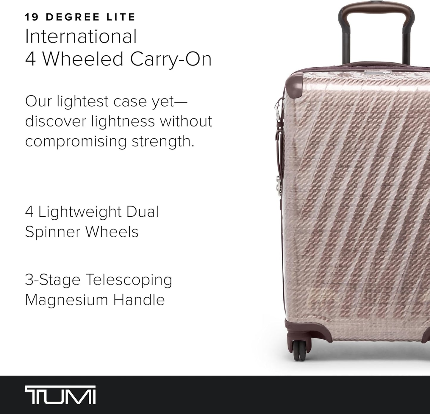Tumi 19 Degree Lite International Carry-On, Blush, One Size